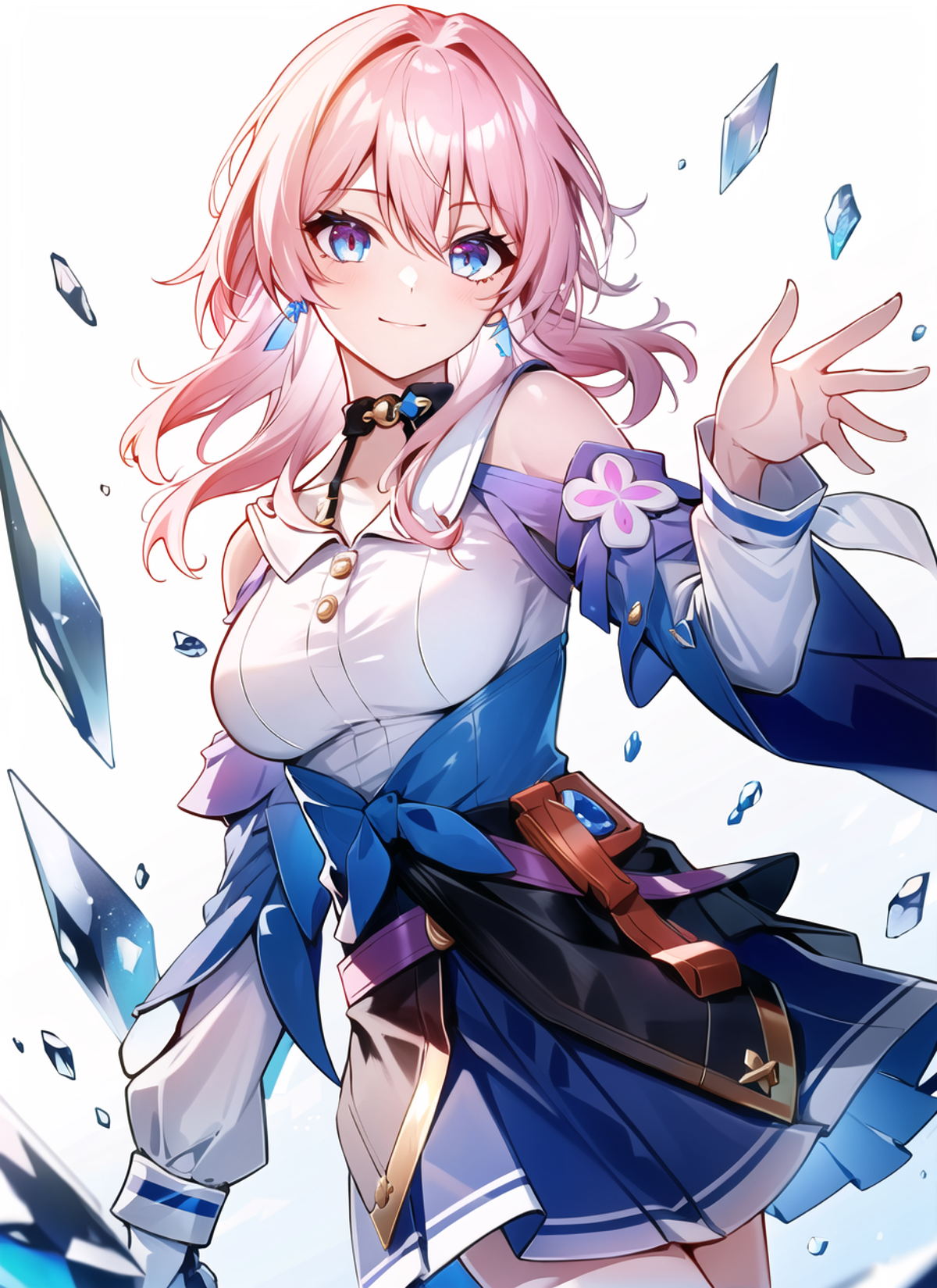 3978522095-471778452-march 7th _(honkai_ star rail_), 1girl, blue eyes, blue skirt, breasts, detached sleeves, earrings, ice, jewelry, long sleeves,.png